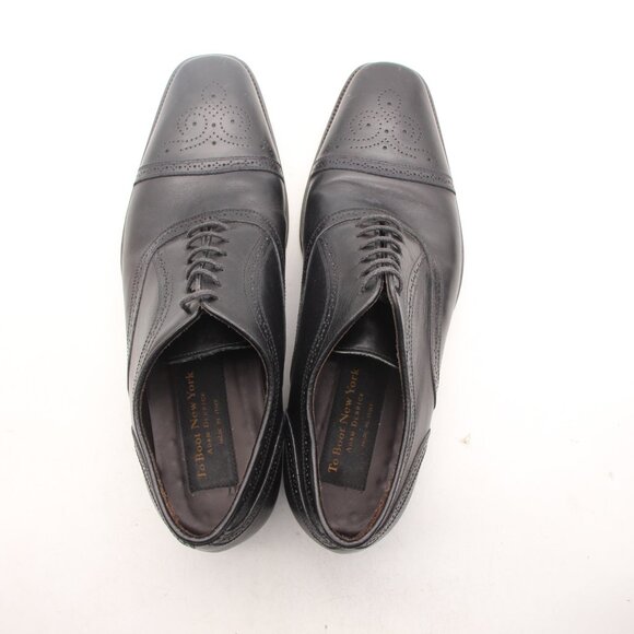 To Boot New York Italy Men’s Size 9.5 Cap-Toe Oxford Black Leather Dress Shoes main image 7